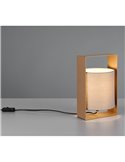 Lámpara de sobremesa moderna con pantalla de tela PAIL estructura metálica, bombilla excl. 1x E27 max. 10W IP20