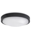 Plafón LED Exterior potente FLOC D320 30W IP65 3000Lm 3000K Negro 1049B-L3130B-02