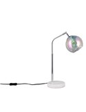 Lámpara de sobremesa pantalla redonda de vidrio iridiscente PAXTON bombilla excl. 1x E14 max. 10W IP20