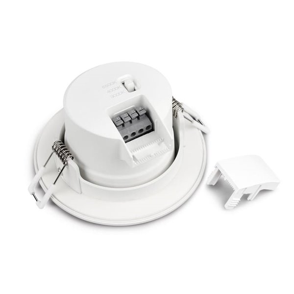 Downlight  LED con sensor de movimiento 8W YUCATAN CCT 2700K-3000K-4000K Blanco IP54, Con y Sin Sensor PIR 8W 8850 Mantra