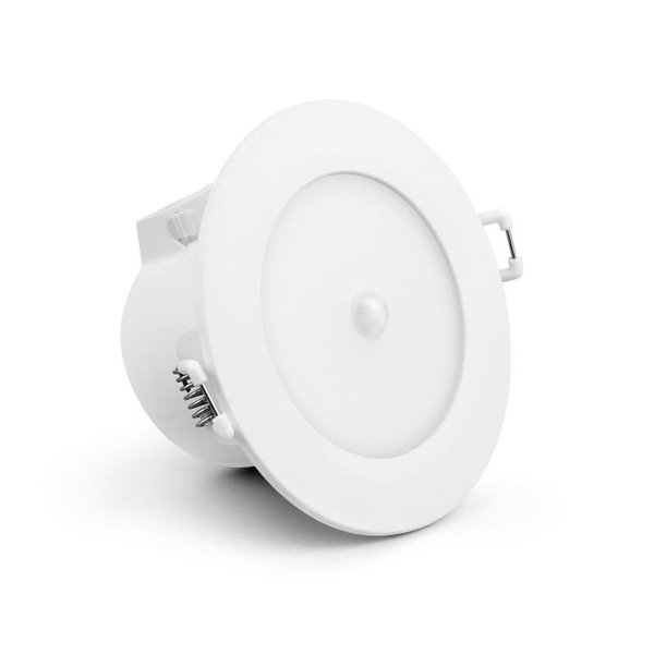 Spot encastrable LED YUCATN 8W avec détecteur de mouvement, 2700K-3000K-4000K, blanc, IP54, avec ou sans détecteur PIR, 8W 8850 
