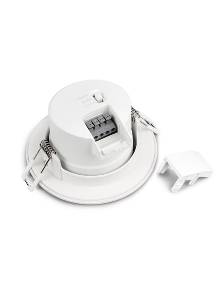 Luminária LED embutida para exterior IP65 YUCATAN CCT 2700K-3000K-4000K Branco 6,5W/10W