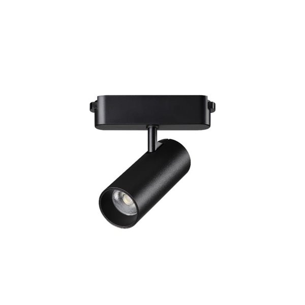 Foco carril LED orientable 12W, LIMBO, 24º negro, 3000K