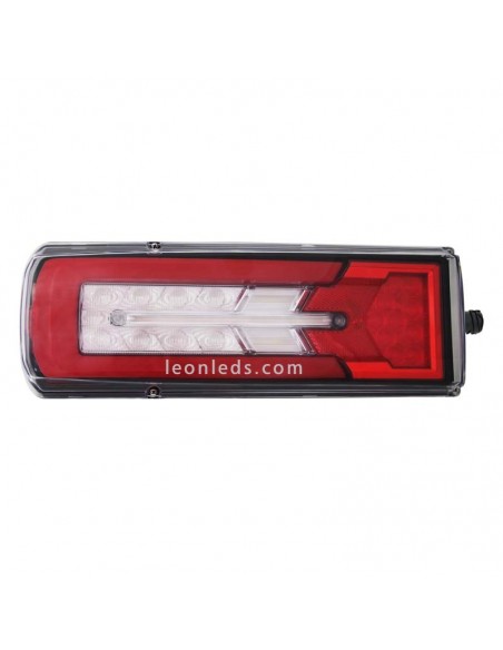 Lucidity 26075 Feu arrière LED 12/24 V 8 fonctions pour tracteurs, clignotant progressivement | Éclairage LeonLeds