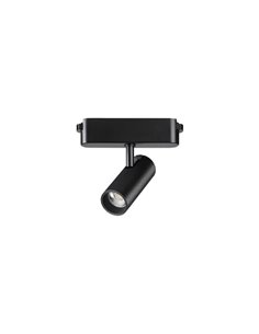 Foco carril LED orientable 6W LIMBO, 24º negro, 3000K o Regulable CTT
