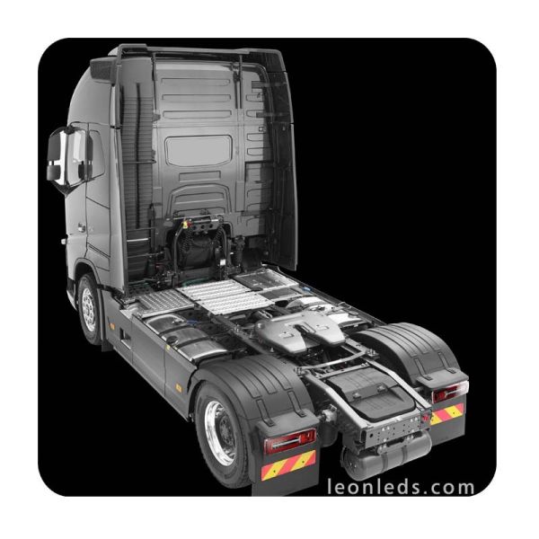Piloto Trasero LED 12/24V 8 Funciones 50,5CM para cabez tractora 26077 Lucidity| LeonLeds