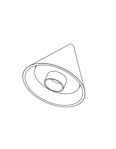 Suspension LED avec rail conique, LIMBO, 6W, 24º noir, 3000K ou Dimmable CTT