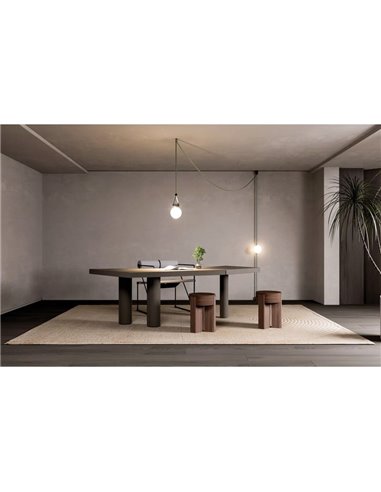 Luminária de trilho em formato de bola LIMBO, 6W 120º preta, 3000K ou CTT regulável