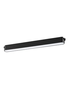 Luminaria lineal de carril LIMBO 33cm, 18W 3110º negro, 3000K o Regulable CTT