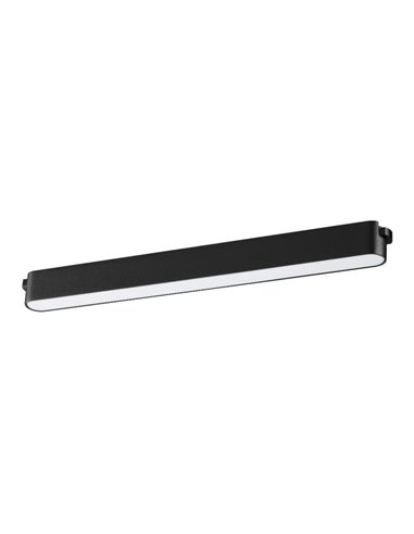 Luminaria lineal de carril LIMBO 33cm, 18W 3110º negro, 3000K o Regulable CTT