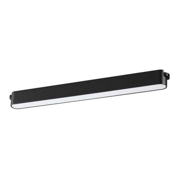 Luminaria lineal de carril LIMBO 33cm, 18W 3110º negro, 3000K o Regulable CTT