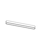 Luminaria lineal de carril LIMBO 33cm, 18W 3110º negro, 3000K o Regulable CTT