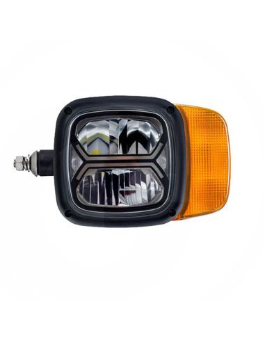 Faro delanteros LED Homologado para Maquinaria industrial Posición, Cruce, Carretera, Intermitente y Diurna, Calefactado