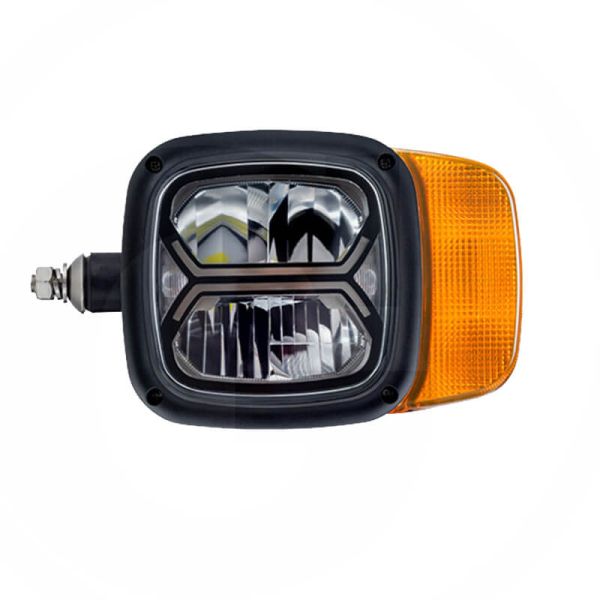 Faróis de LED aprovados para máquinas industriais de posição, transversal, estrada, intermitente e diurno, aquecidos