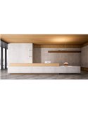 Luminaria lineal rejilla de carril LIMBO 33cm, 18W 24º negro, 3000K o Regulable CTT