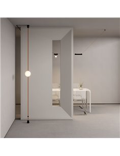 Luminaire linéaire sur rail LIMBO 33cm, 18W 24º noir, 3000K ou Dimmable CTT 2