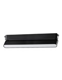 Luminaria lineal orientable de carril LIMBO 33cm, 18W 110º negro, 3000K o Regulable CTT