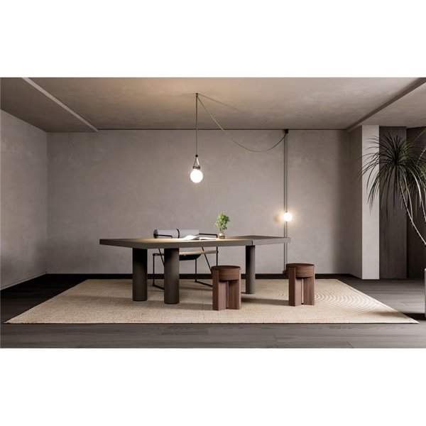 Luminária LED de silicone para trilho LIMBO, 2 metros, 360º, 28W 3000K ou CTT regulável