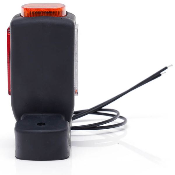 Klaxon LED court avec logo WAS Ambre - Blanc - Rouge 12V 24V A R1 SM1 W62 2053L