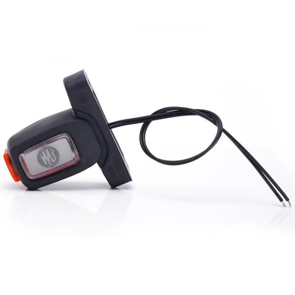 Cuerno LED corto con logo WAS Ambar - Blanco - Rojo 12V 24V A R1 SM1 W62 2053L