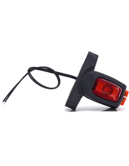 Cuerno LED corto con logo WAS Ambar - Blanco - Rojo 12V 24V A R1 SM1 W62 2053L