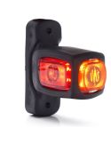 Cuerno LED corto con logo WAS Ambar - Blanco - Rojo 12V 24V A R1 SM1 W62 2053L
