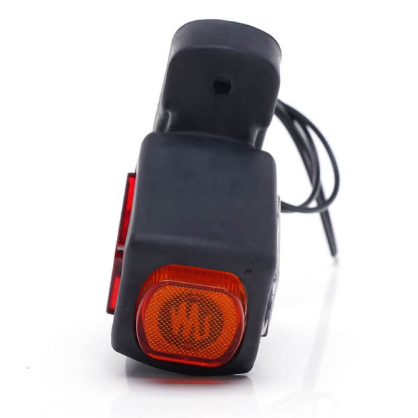 Buzina curta de LED com logotipo WAS Âmbar - Branco - Vermelho 12V 24V A R1 SM1 W62 2053L