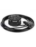 Rotativo LED magnético con conector de mechero MICRO BRIGHT 12V Ámbar IP67 | SAE J845 Class 3, ECE R10, IP67 Ø 7,5Cm
