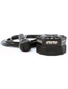 Rotativo LED magnético con conector de mechero MICRO BRIGHT 12V Ámbar IP67 | SAE J845 Class 3, ECE R10, IP67 Ø 7,5Cm