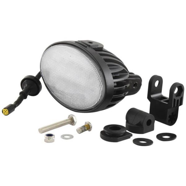 Luz de trabalho LED oval 4500 lúmens | 10-30 V | Classe 5 | Compatível com Case IH e New Holland | para frente