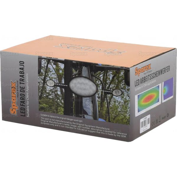 Luz de trabalho LED oval 4500 lúmens...