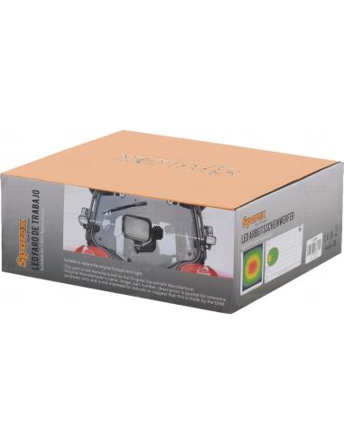 Boîte à lumière de travail rectangulaire à LED avec support 4200 lumens | 10-30 V | Classe 5 | Compatible avec Case IH, New Holl