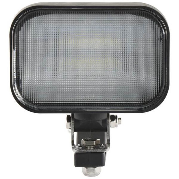 Luz de trabalho LED retangular com suporte de 4200 lúmens | 10-30 V | Classe 5 | Compatível com Case IH, New Holland, Steyr