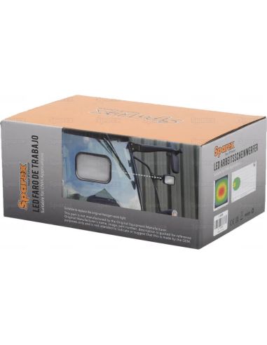 Lampe de travail LED rectangulaire pivotante à montage latéral 4200 lumens | 10-30 V | Compatible avec Case IH, New Holland et S