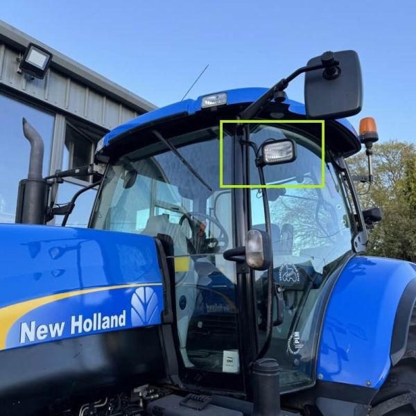 Faro de Trabajo LED rectangular Swivel soporte lateral 4200 Lúmenes | 10-30V |Compatible con Case IH, New Holland, Steyr