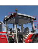 Faro LED de trabajo rectangular para Massey Ferguson 10.260Lm Clase 5 conector Deutsch