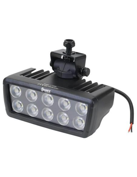Projecteur de travail rectangulaire pivotant à LED pour Massey Ferguson 10 260 lm Classe 5 Connecteur Deutsch