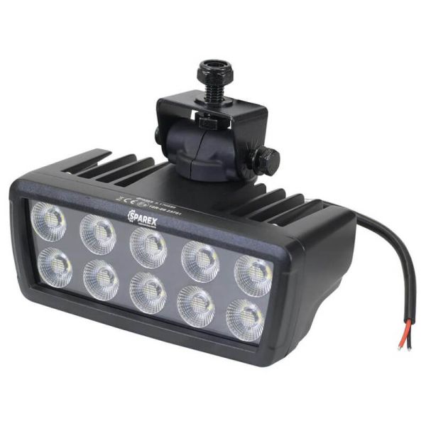 Faro LED de trabajo rectangular Swivel para Massey Ferguson 10.260Lm Clase 5 conector Deutsch