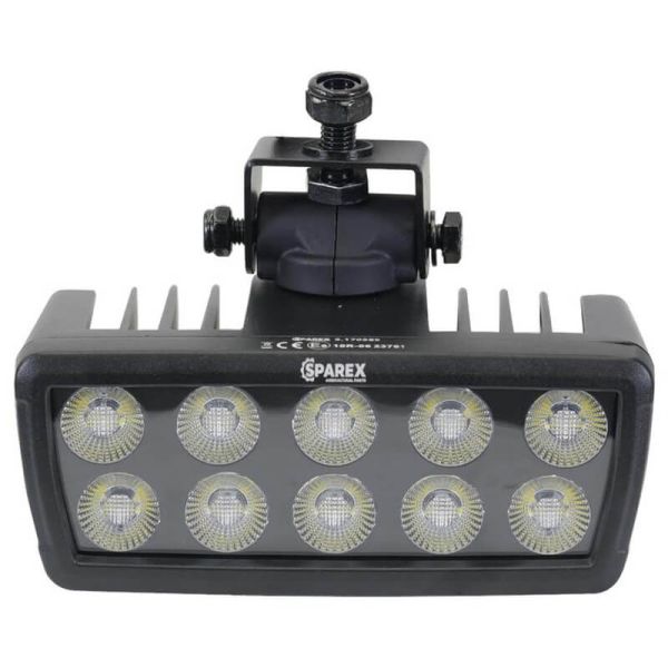 Faro LED de trabajo rectangular Swivel para Massey Ferguson 10.260Lm Clase 5 conector Deutsch