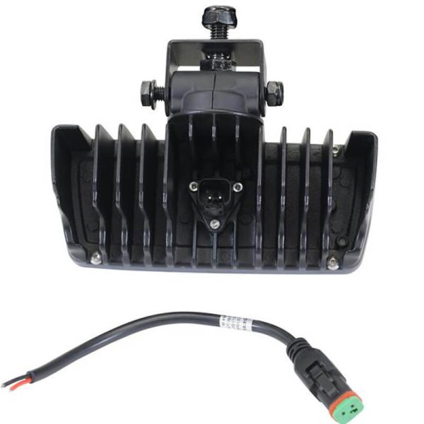 Faro LED de trabajo rectangular Swivel para Massey Ferguson 10.260Lm Clase 5 conector Deutsch