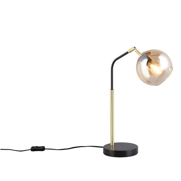 Lámpara de sobremesa pantalla redonda de vidrio PAXTON bombilla excl. 1x E14 max. 10W IP20