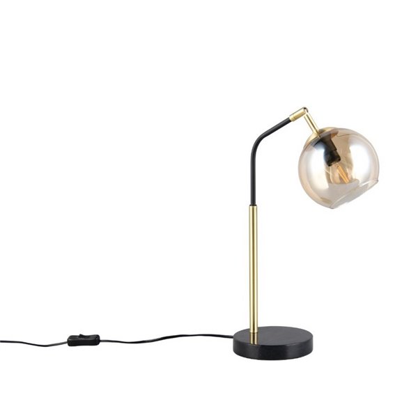 Lámpara de sobremesa pantalla redonda de vidrio PAXTON bombilla excl. 1x E14 max. 10W IP20