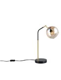 Lampe de table PAXTON avec abat-jour rond en verre, ampoule exclue. 1x E14 max. 10 W IP20
