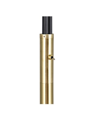 Lámpara de pie con 3 pantallas de vidrio PAXTON interruptor integrado ↕200cm bombilla excl. 3x E27 max. 10W IP20