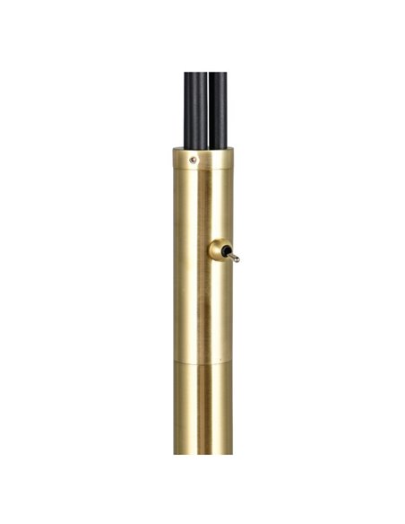 Lámpara de pie con 3 pantallas de vidrio PAXTON interruptor integrado ↕200cm bombilla excl. 3x E27 max. 10W IP20