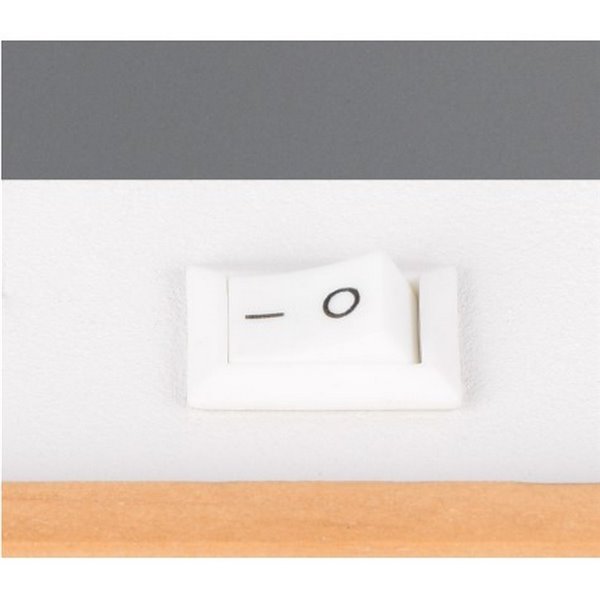 Spot mural ou plafonnier avec interrupteur intégré Ampoule PIERRE excl. 1x GU10 max. 10W IP20 Blanc