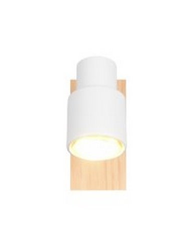 Spot mural ou plafonnier avec interrupteur intégré Ampoule PIERRE excl. 1x GU10 max. 10W IP20 Blanc