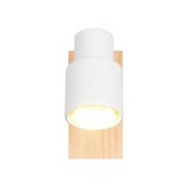 Spot mural ou plafonnier avec interrupteur intégré Ampoule PIERRE excl. 1x GU10 max. 10W IP20 Blanc