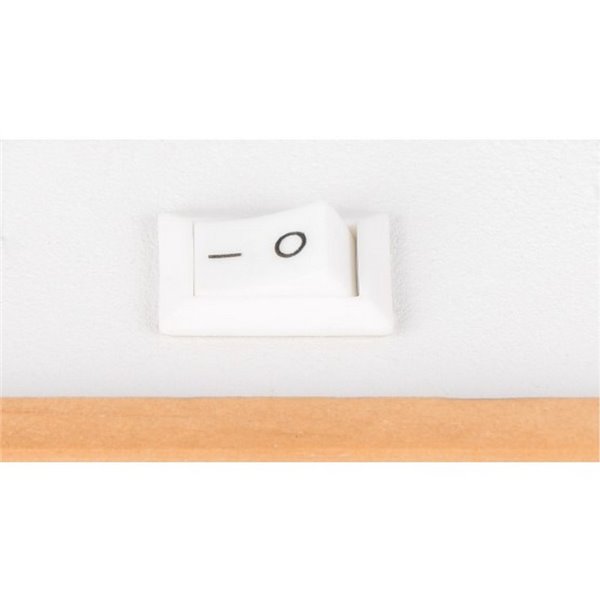 Spot mural ou plafonnier avec interrupteur intégré Ampoule PIERRE excl. 1x GU10 max. 10W IP20 Blanc