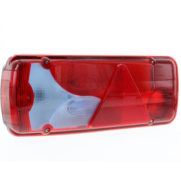 LC8T Luz Traseira com Luz de Placa e Triângulo - 12/24V - Conector AMP 1.5 - 7 Pinos - ADR - Blue Moon